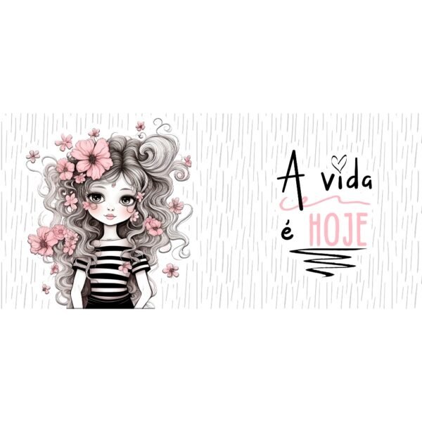 Caneca Frase Positiva – A Vida é Hoje | Viva o Agora - Imagem 2