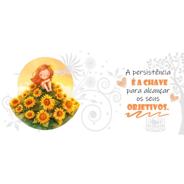 Caneca de Cerâmica 325ml – Persistência é a Chave | Presente Inspirador - Imagem 2