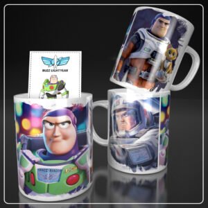 Caneca Buzz Lightyear 325ml | Ao Infinito e Além | Presente Criativo e Nerd