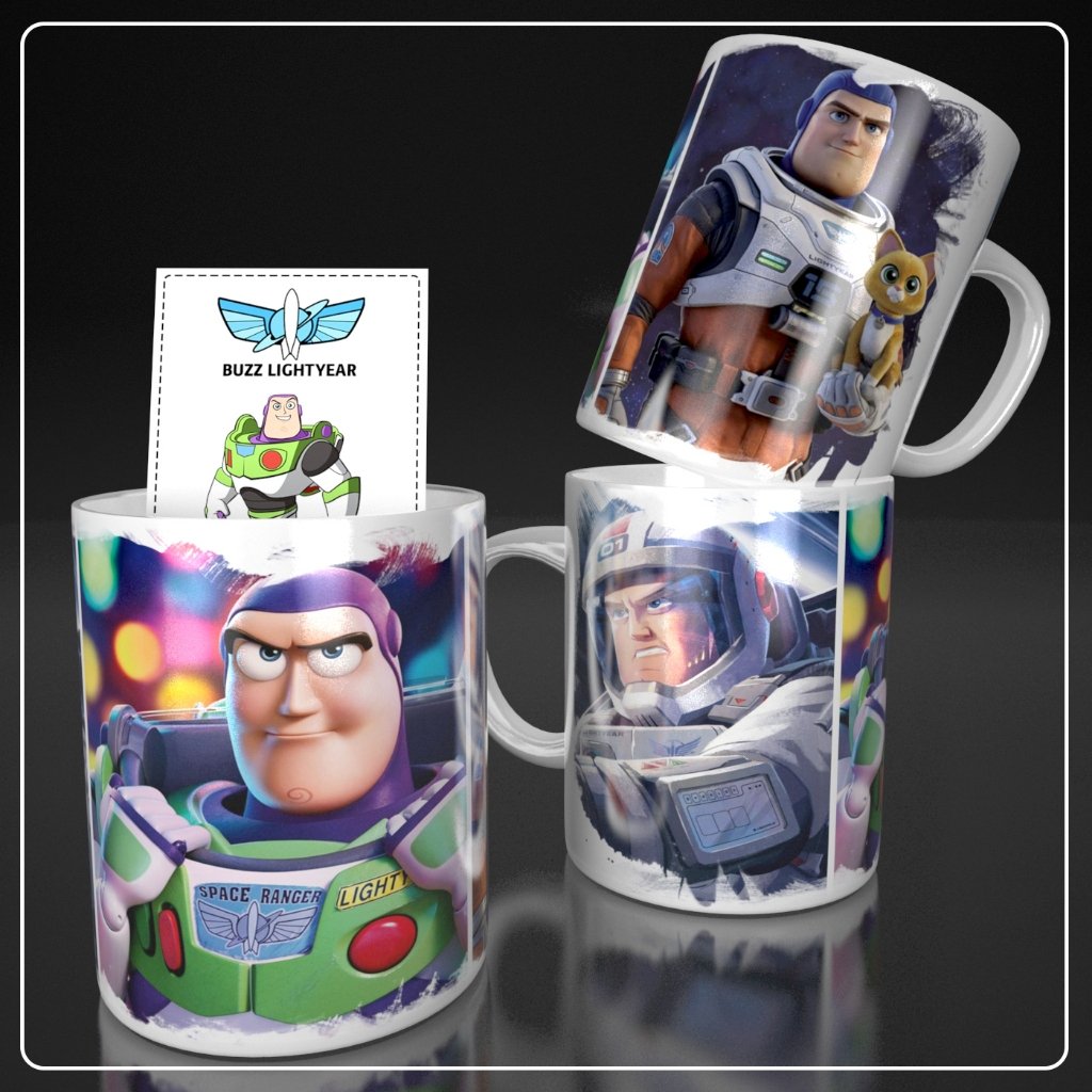 Caneca Buzz Lightyear 325ml | Ao Infinito e Além | Presente Criativo e Nerd